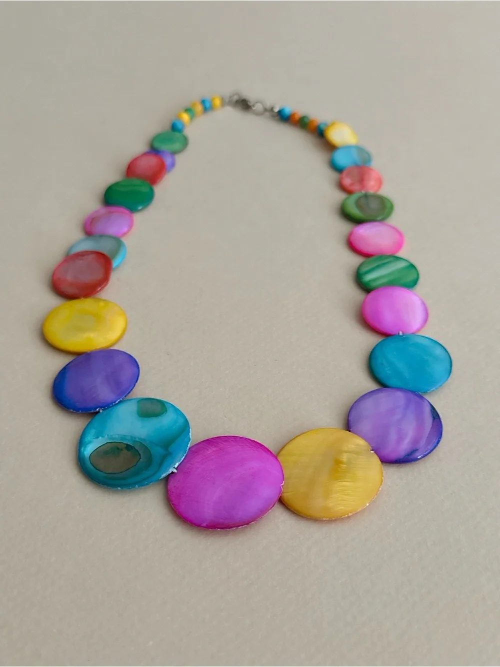 Shell Disc Necklace N2262